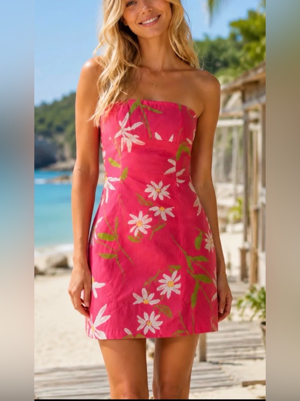LILLY PULITZER STRAPLESS DRESS